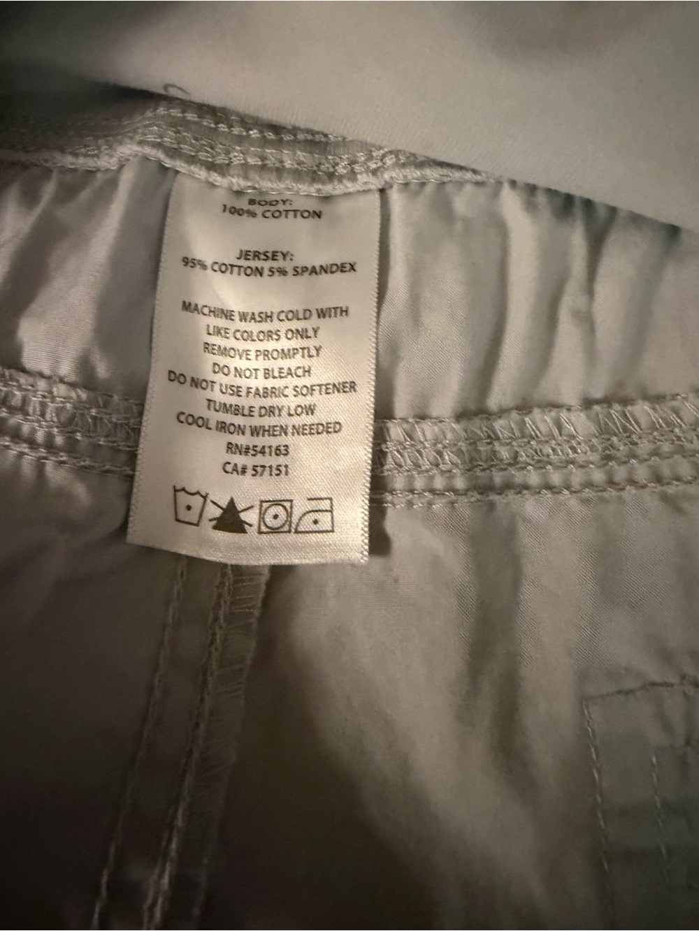 Womens Plus Sz 2X NWT Calvin Klein Gray Cropped Capris Casual Pocket Pants - Picture 12 of 12